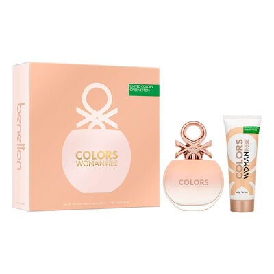 Kit Coffret Benetton Rose United Colors Feminino Eau de Toilette